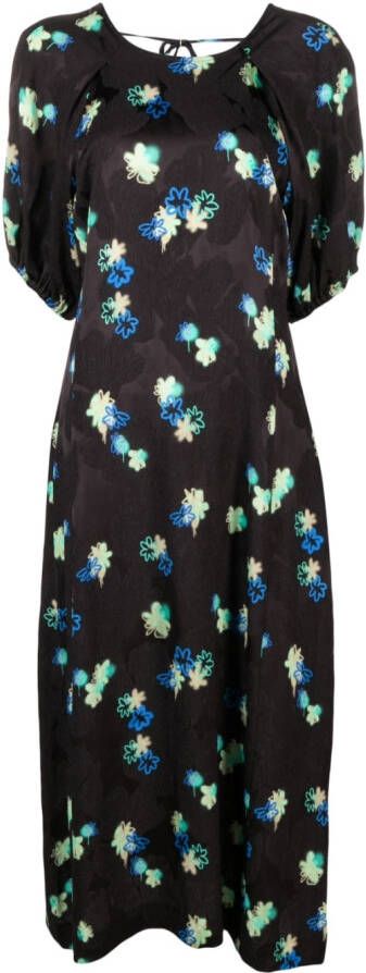 Bimba y Lola Jurk met bloemenprint Zwart