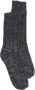 Birkenstock Ribgebreide sokken Zwart - Thumbnail 1