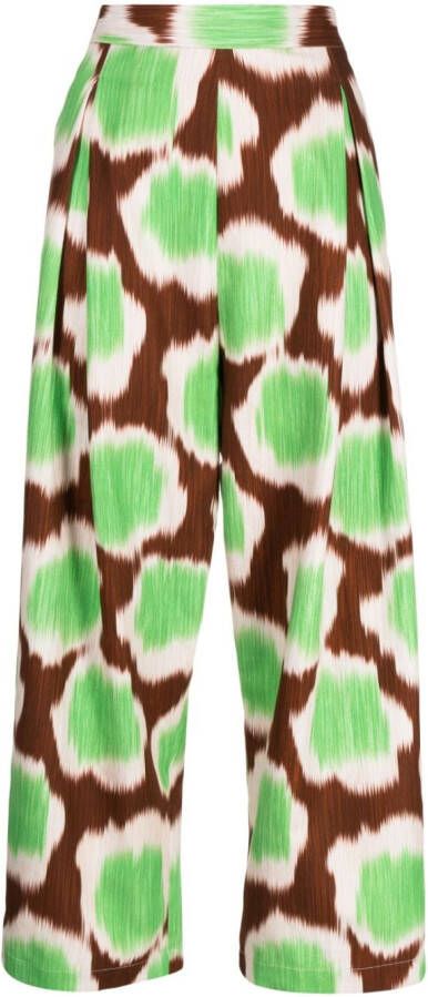 Biyan Straight broek Bruin