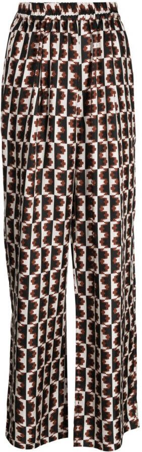 Biyan Straight broek Bruin