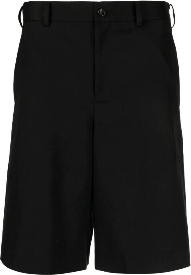 Black Comme Des Garçons Formele shorts Zwart