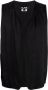 Black Comme Des Garçons Gilet met geborduurd logo Zwart - Thumbnail 1