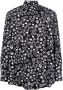 Black Comme Des Garçons Overhemd met hartprint Zwart - Thumbnail 1