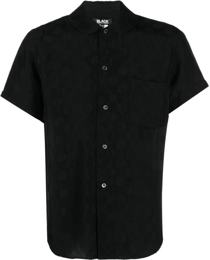 Black Comme Des Garçons Shirt met stippen Zwart