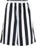 Black Comme Des Garçons Shorts met doodskopprint Zwart - Thumbnail 1