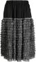 Black Comme Des Garçons Shorts met geplooid detail Zwart - Thumbnail 1