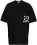 Black Comme Des Garçons T-shirt met grafische print Zwart - Thumbnail 1