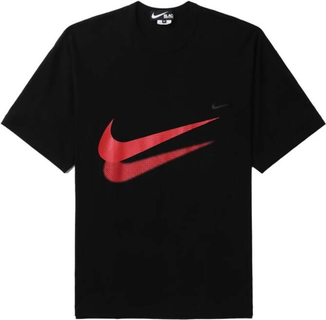 Black Comme Des Garçons T-shirt met logoprint Zwart
