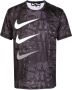 Black Comme Des Garçons T-shirt met print Zwart - Thumbnail 1