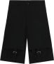 Black Comme Des Garçons Wollen shorts Zwart - Thumbnail 1