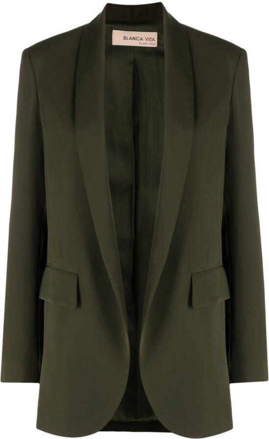 Blanca Vita Oversized blazer Groen