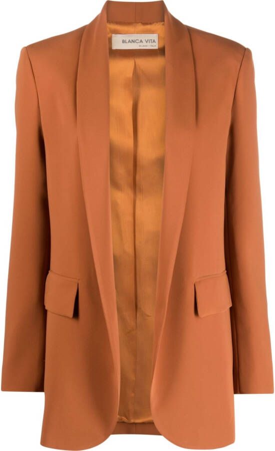 Blanca Vita Oversized blazer Oranje