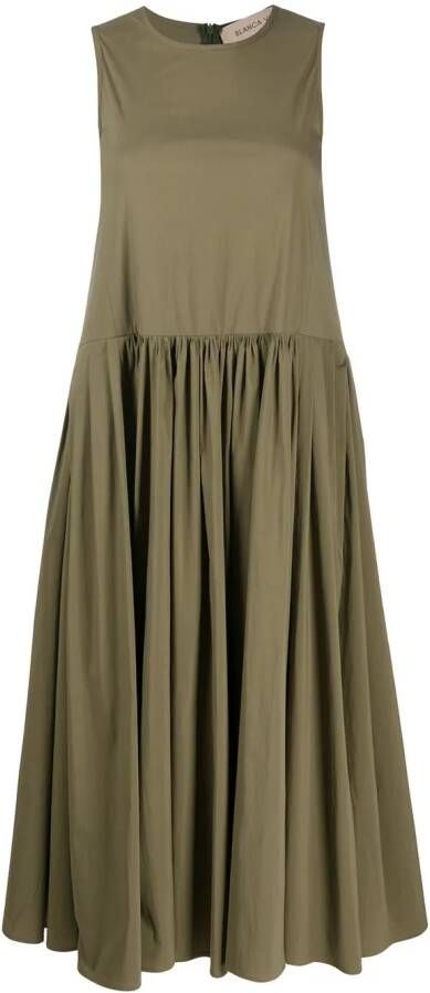 Blanca Vita Gesmockte jurk Groen