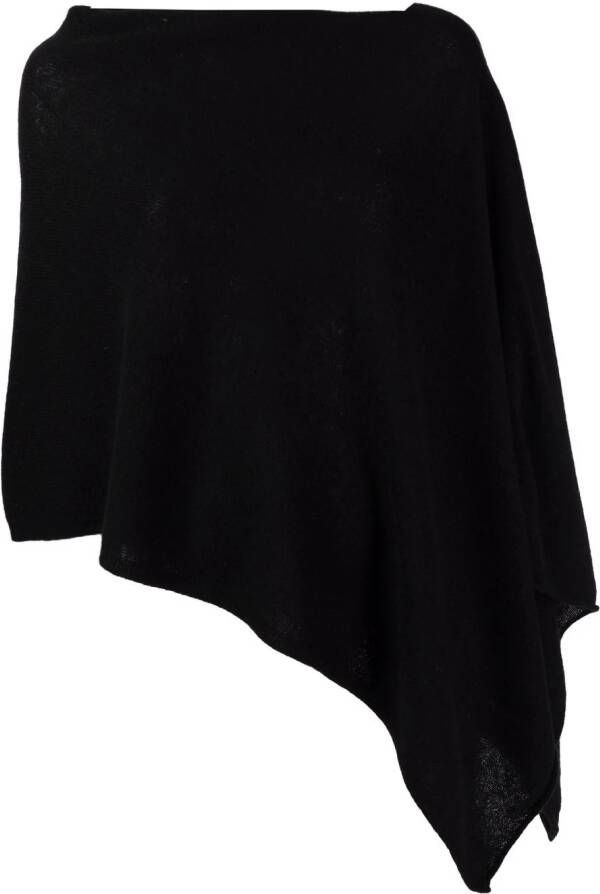 Blanca Vita Kasjmier poncho Zwart
