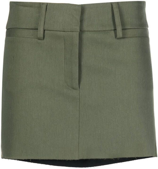 Blanca Vita Mini-rok met verborgen sluiting Groen