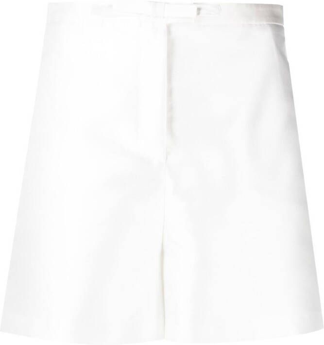 Blanca Vita Satijnen shorts Wit
