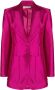 Blanca Vita Blazer met enkele rij knopen Roze - Thumbnail 1