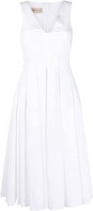 Blanca Vita Mouwloze jurk Wit