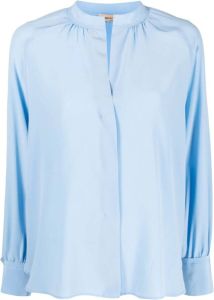 Blanca Vita Zijden blouse dames zijde 46 Blauw