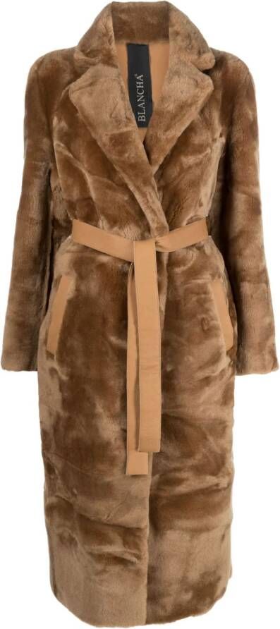 Blancha Lammy coat Bruin