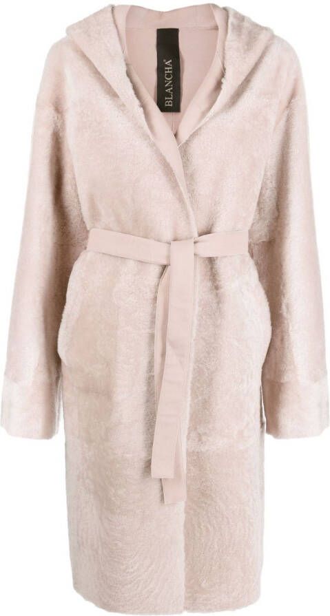 Blancha Lammy coat Roze