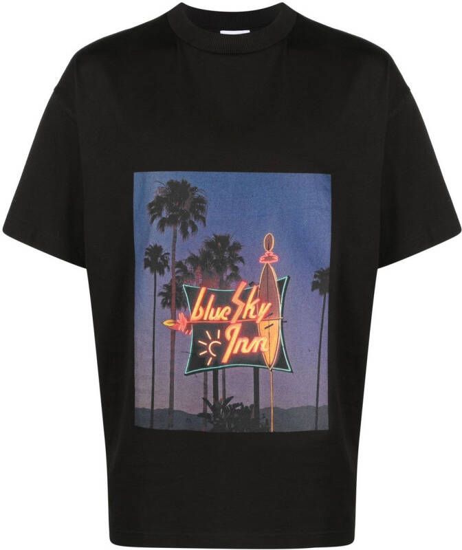 BLUE SKY INN T-shirt met grafische print Zwart