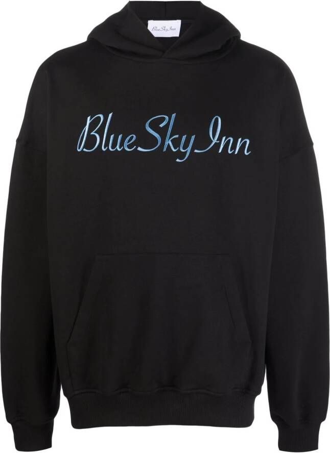 BLUE SKY INN Hoodie met logoprint Zwart