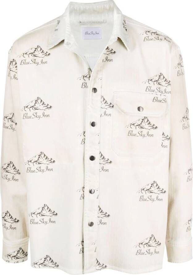 BLUE SKY INN Jack met logoprint Beige