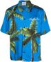 BLUE SKY INN Overhemd met palmboomprint Blauw - Thumbnail 1