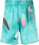 BLUE SKY INN Shorts met grafische print Blauw - Thumbnail 1