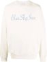 BLUE SKY INN Sweater met geborduurd logo Beige - Thumbnail 1