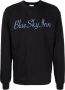 BLUE SKY INN Sweater met geborduurd logo Zwart - Thumbnail 1