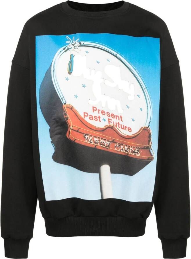 BLUE SKY INN Sweater met grafische print Zwart