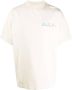 BLUE SKY INN T-shirt met logoprint Beige - Thumbnail 1