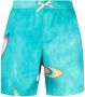 BLUE SKY INN Zwembroek met print Blauw - Thumbnail 1