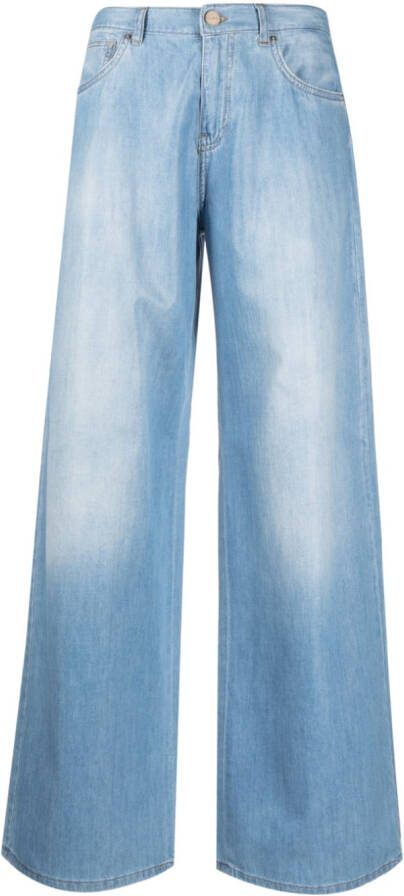 Blugirl Jeans met wijde pijpen Blauw