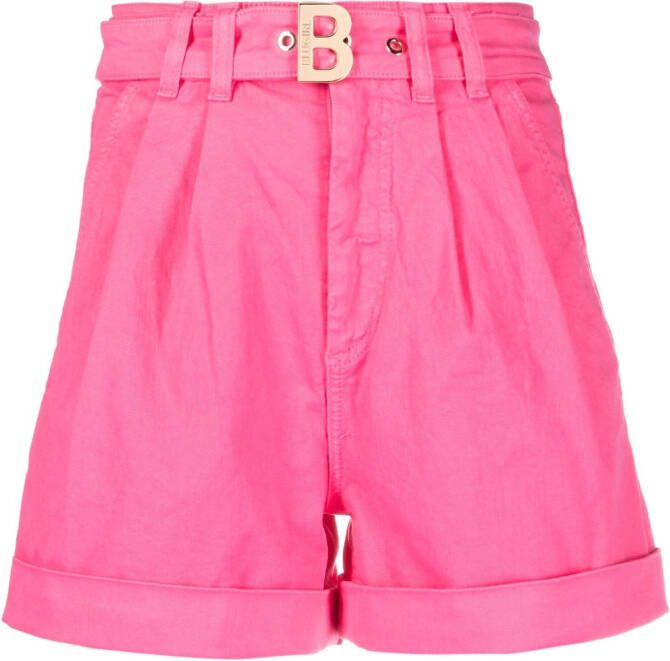 Blugirl Shorts met geplooid detail Roze