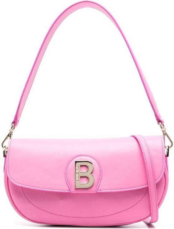 Blugirl Schoudertas met logoplakkaat Roze