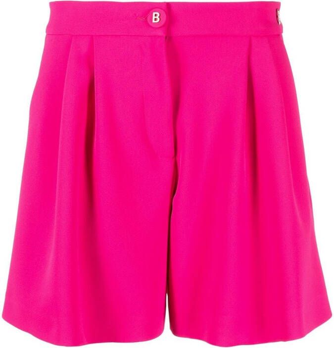 Blugirl Shorts met wijde pijpen Roze