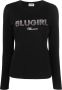 Blugirl T-shirt met logoprint Zwart - Thumbnail 1