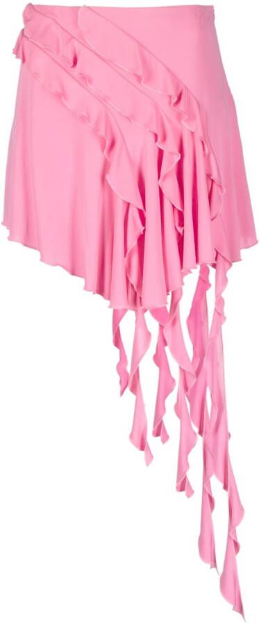 Blumarine Asymmetrische rok Roze