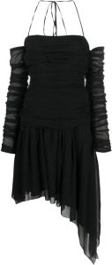 Blumarine Asymmetrische jurk Zwart