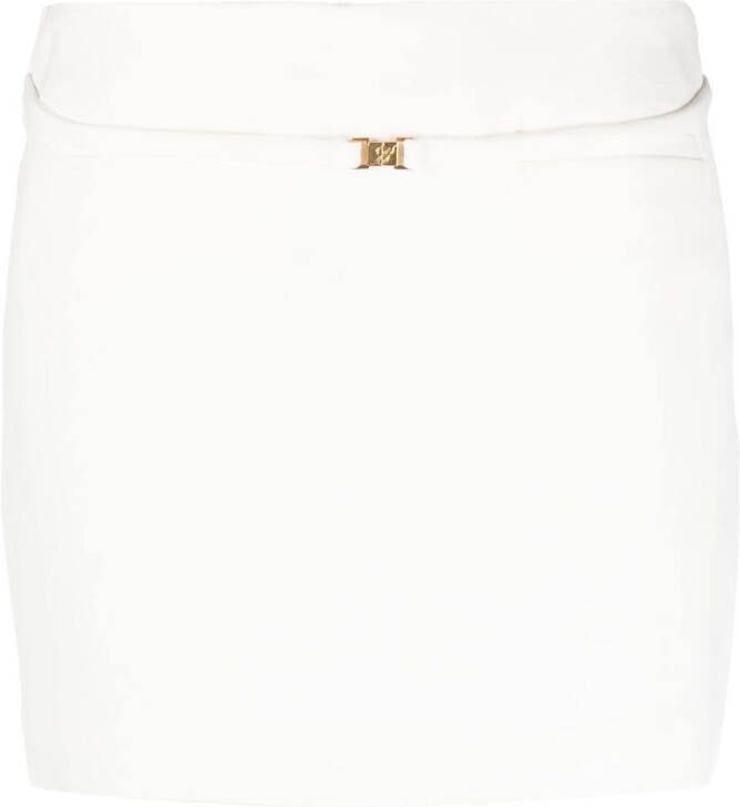Blumarine Blouse met gespsluiting Wit