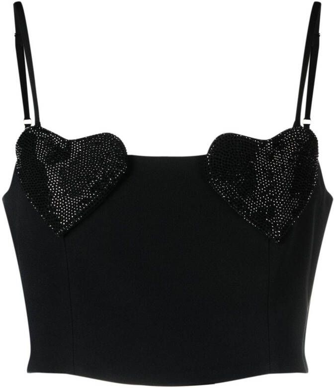 Blumarine Cropped top Zwart