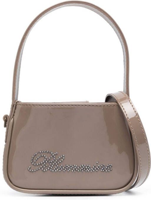 Blumarine Tas verfraaid met kristallen Bruin