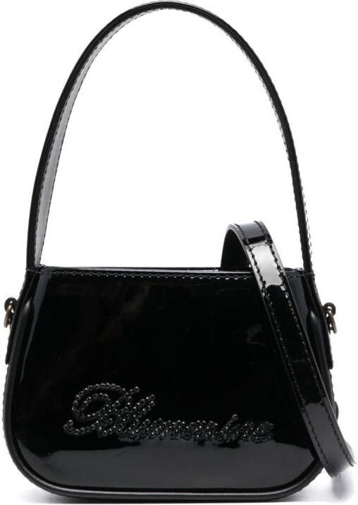 Blumarine Tas verfraaid met kristallen Zwart