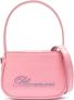 Blumarine Shopper verfraaid met kristallen Roze - Thumbnail 1
