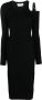 Blumarine Midi-jurk met uitgesneden detail Zwart - Thumbnail 1
