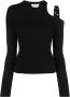 Blumarine Sweater verfraaid met ringlets Zwart - Thumbnail 1