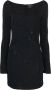 Blumarine Gebreide mini-jurk Zwart - Thumbnail 1